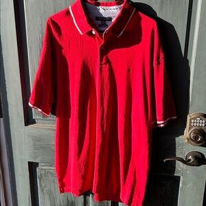Tommy Hilfiger Vibrant Red Polo Shirt